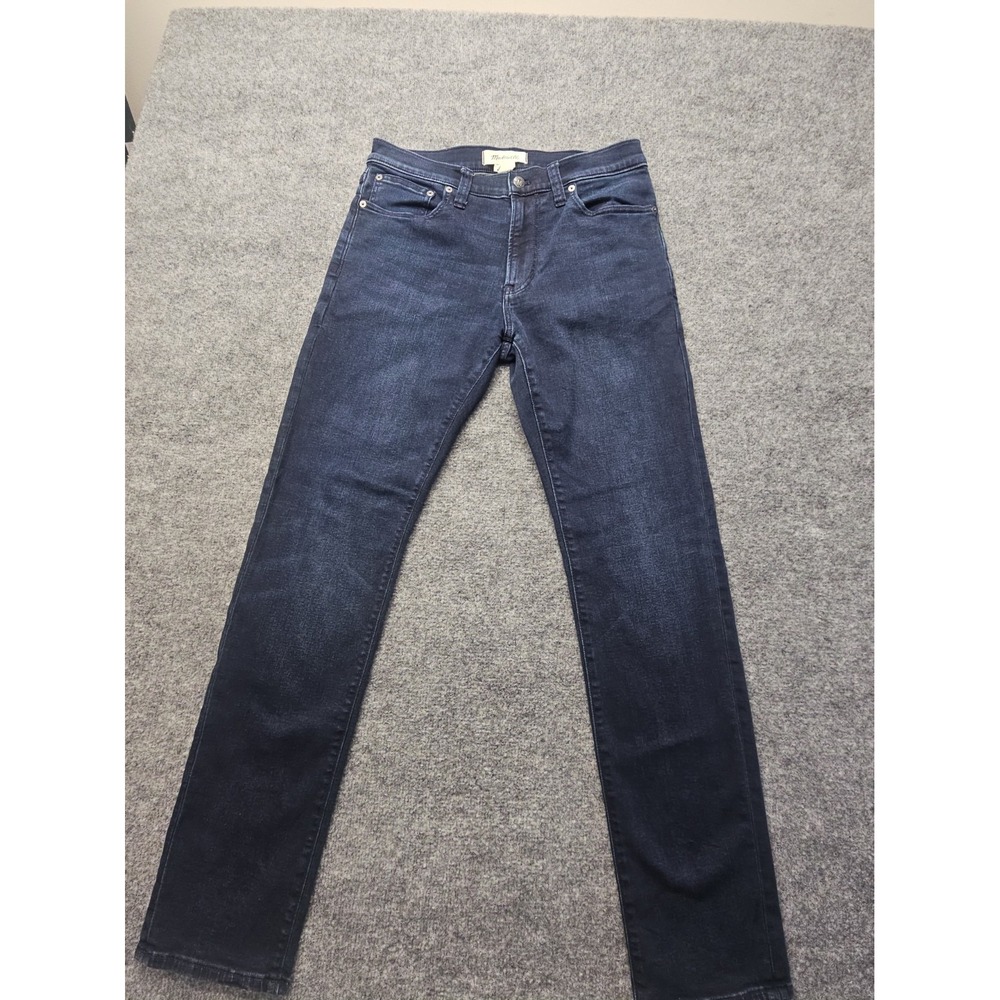 Madewell Jeans Mens 32x32 Slim Fit Dark Wash Stretch Blue
